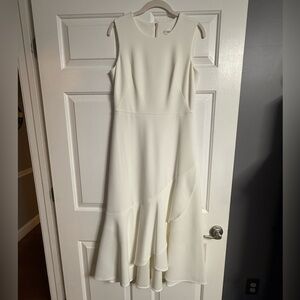 Calvin Klein White High Low Dress